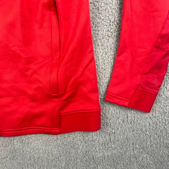 Under Armour Men's Small Red UA Long Sleeve Command Warm Up Full Zip Jacket - Picture 5 of 9